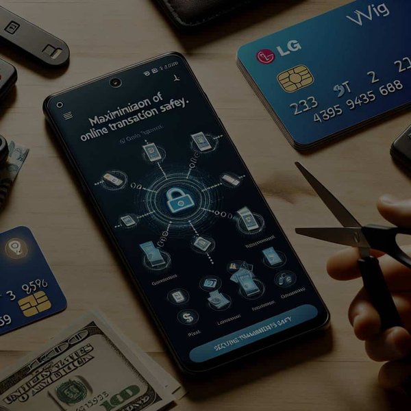 Comment maximiser la sécurité de vos transactions en ligne sur un LG Wing à l'aide des outils de paiement mobile?